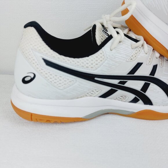 Asics Men\'s Black White Gel-Furtherup Low Top Athletic Volleyball Shoes Sz 11.5 main image 6